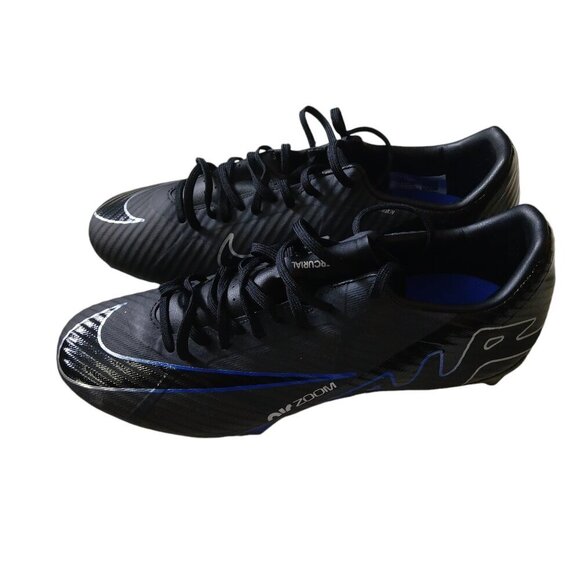 NIKE Air ZOOM MERCURIAL VAPOR 15 Women's 7.5 ACADEMY FG BLACK BLUE DJ5631-040 - Picture 3 of 8